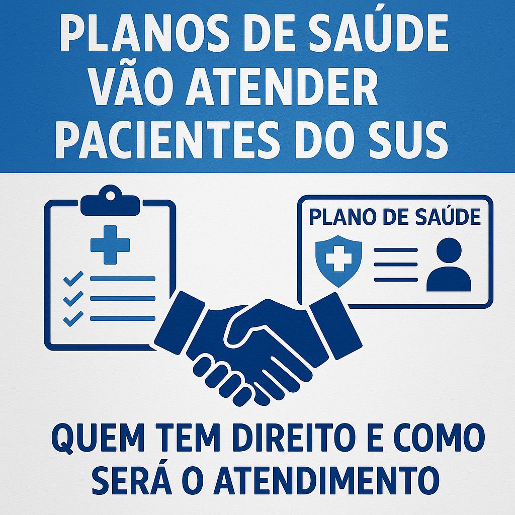 Planos de saúde privados passam a atender pacientes do SUS como parte de nova parceria com o setor público